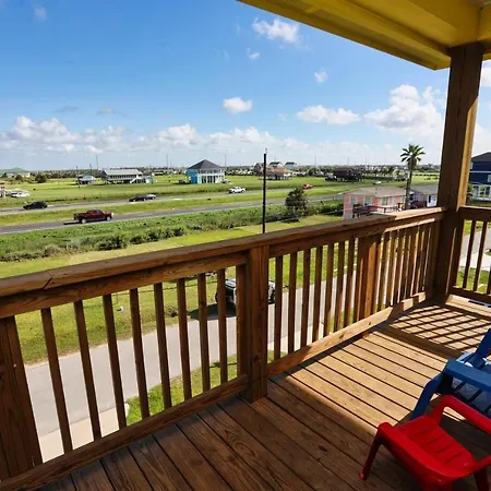 Yellow Beach Haven, Decks, Views, Mere Steps To Sand Galveston Exterior photo
